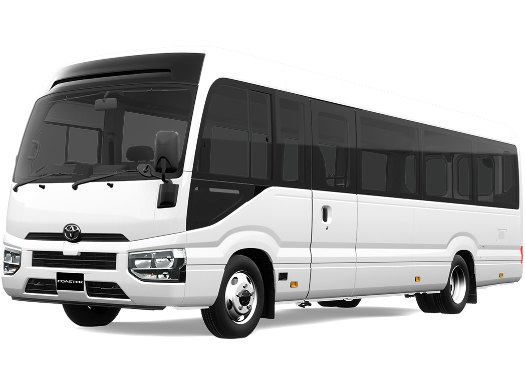 Toyota Coaster bus rental for groups Islamabad